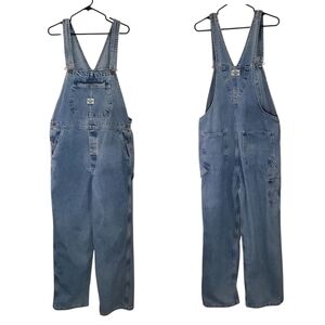 Vintage Lee Dungarees Men's 90's USA Made Denim Overalls Workwear 100% Cotton